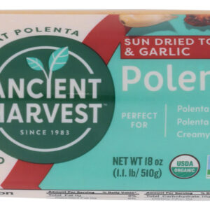 ANCIENT HARVEST: Sun Dried Tomato Garlic Polenta, 18 oz