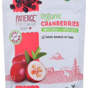 PATIENCE FRUIT & CO: Dried Cranberries Sweetened with Apple Juice, 8 oz