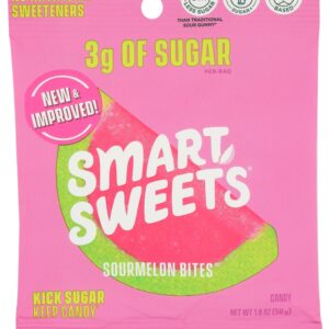 SMARTSWEETS: Sour Melon Bites Candy, 1.8 oz
