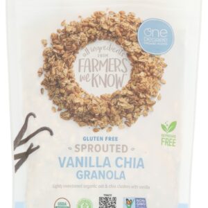 ONE DEGREE: Sprouted Oat Granola Vanilla Chia, 11 oz