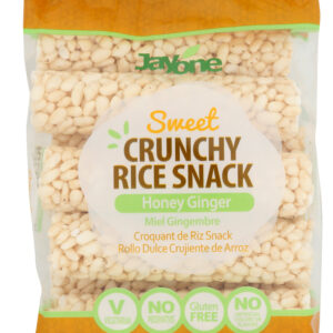 JAYONE: Rice Snack Crunchy Honey Ginger, 2.8 OZ