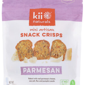 KII NATURALS: Parmesan Snack Crisps, 4.23 oz
