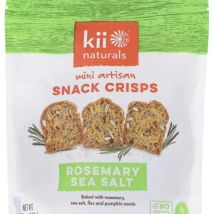 KII NATURALS: Rosemary Sea Salt Crisps, 4.23 oz