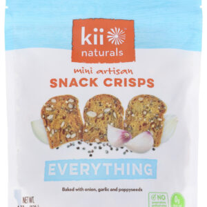 KII NATURALS: Everything Snack Crisps, 4.23 oz