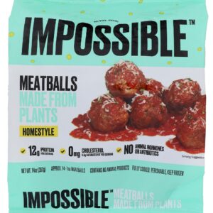 IMPOSSIBLE FOODS: Meatballs Plant Based, 14 oz