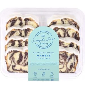 SIMPLE JOYS BAKERY: Cake Marble Iced Sliced, 14.1 oz