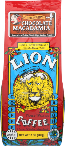 LION COFFEE: Coffee Choc Macadamia Apg, 10 OZ