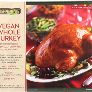 VEGETARIAN PLUS: Whole Turkey With Barley And Fried Rice Stuffing, 6 lb