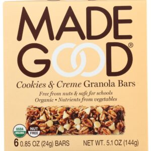 MADEGOOD: Cookies And Creme Granola Bars, 5.1 oz