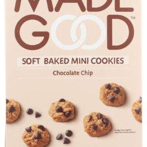 MADEGOOD: Chocolate Chip Soft Baked Mini Cookies 5Pk, 4.25 oz