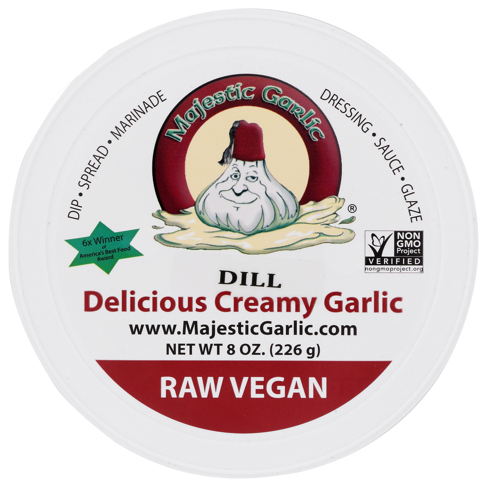 MAJESTIC GARLIC: Dill Delicious Creamy Garlic Spread, 8 oz