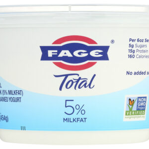 FAGE: Total All Natural Greek Strained Yogurt 5%, 17.6 oz