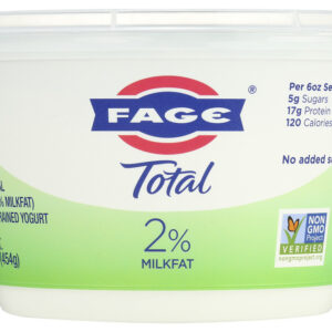 FAGE TOTAL GREEK: 2% All Natural Greek Strained Yogurt, 17.6 oz