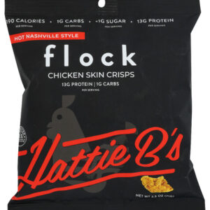 FLOCK: Chips Chicken Skin Hattie, 2.5 OZ