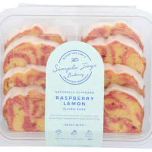 SIMPLE JOYS BAKERY: Cake Lemon Raspberry Iced, 14.1 oz