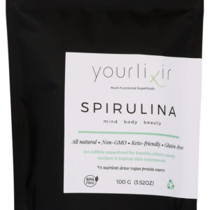 YOURLIXIR: Spirulina Powder, 100 gm