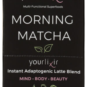 YOURLIXIR: Collagen Matcha Morning Powder, 12 PK