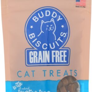 BUDDY BISCUITS: Tempting Tuna Cat Treats, 3 oz