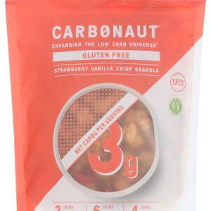CARBONAUT: Crisp Granola Strawberry Vanilla, 10 OZ