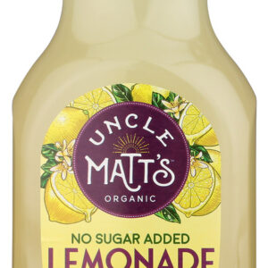 UNCLE MATTS ORGANIC: Organic Lemonade No Sugar Added, 52 fo