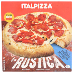 ITALPIZZA LARUSTICA: Pizza Uncured Pepperoni, 20.5 oz
