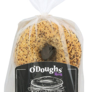 ODOUGH'S: Sprouted Whole Grain Flax Bagel Thins, 10.6 oz
