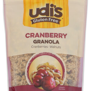 UDIS: Gluten Free Granola Cranberry, 12 Oz