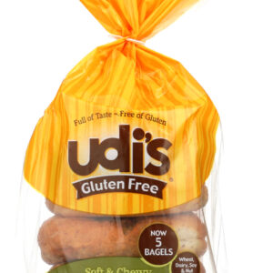 UDIS: Gluten Free Whole Grain Bagels 4 Count, 13.9 oz