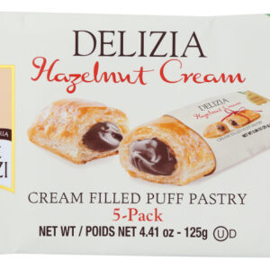 VICENZI: Delizia Hazelnut Cream Puff Pastry, 4.41 oz