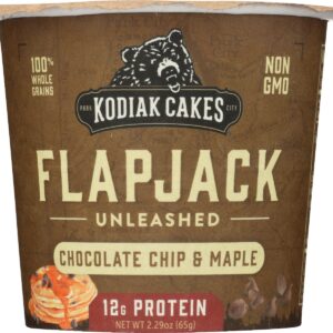 KODIAK: Cakes Pancake On The Go High Protein Snack Chocolate Chip And Maple, 2.29 oz