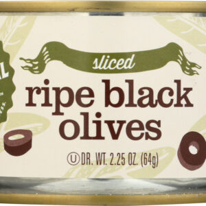 NATURAL VALUE: Sliced Ripe Black Olives, 2.25 oz