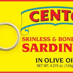 CENTO: Sardine Skinless And Boneless, 4.37 oz