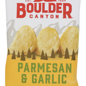 BOULDER CANYON: Kettle Cooked Potato Chips Parmesan and Garlic, 5 oz