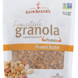 ERIN BAKERS: Homestyle Granola Peanut Butter, 12 oz