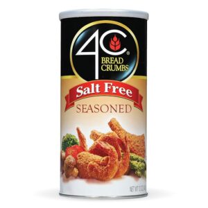 4C FOODS: Salt Free Seasoned Bread Crumbs, 12 oz