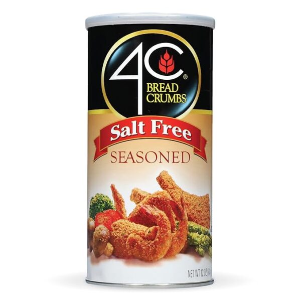 4C FOODS: Salt Free Seasoned Bread Crumbs, 12 oz