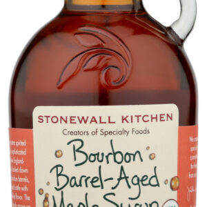 STONEWALL KITCHEN: Organic Bourbon Barrel Aged Maple Syrup, 8.5 fo