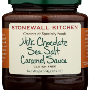 STONEWALL KITCHEN: Milk Chocolate Sea Salt Caramel Sauce, 12.25 oz