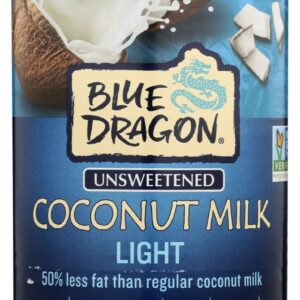 BLUE DRAGON: Unsweetened Coconut Milk Light, 13.5 oz