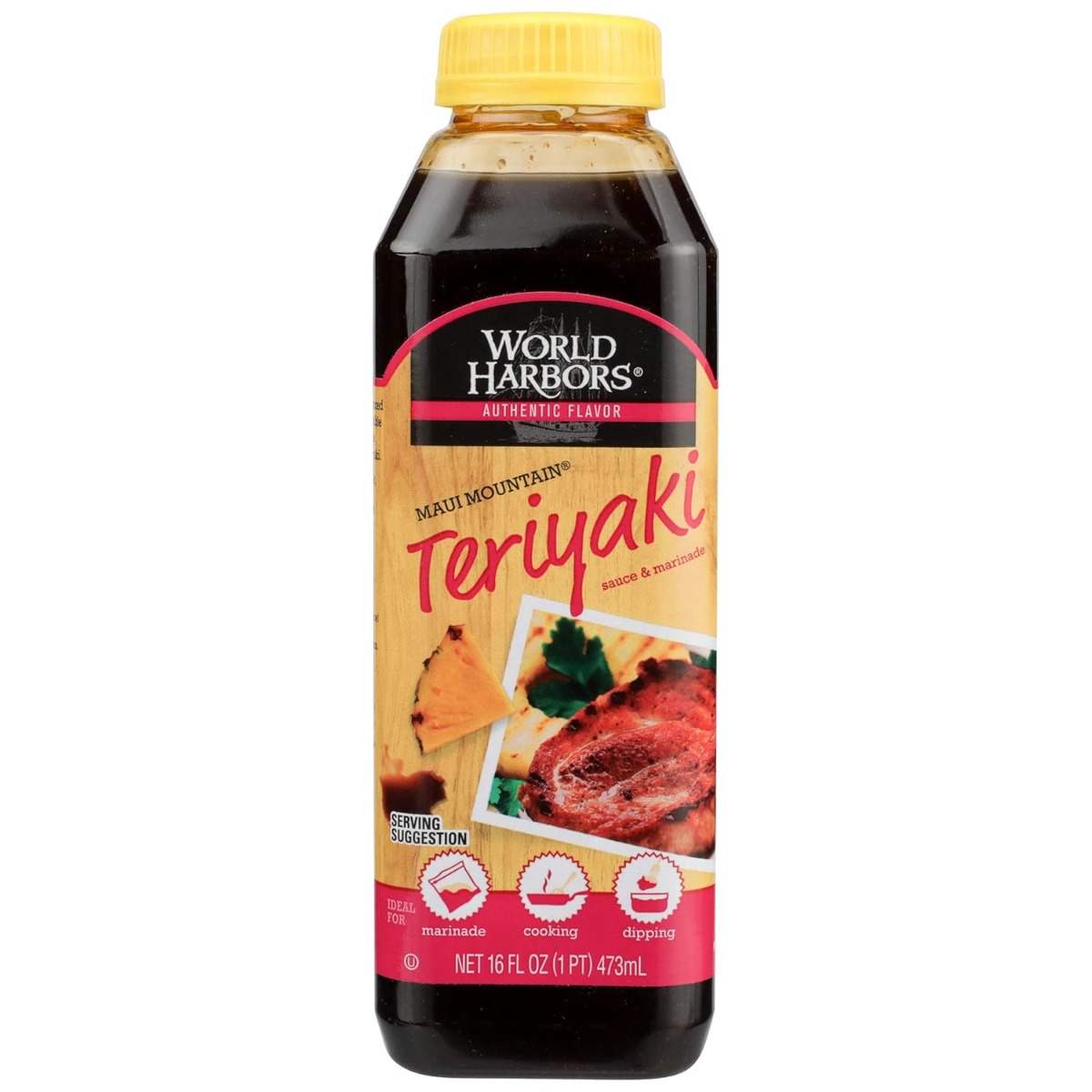 WORLD HARBORS: Sauce Maui Mountain Teriyaki, 16 oz