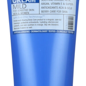 GIOVANNI: Moisturizing Shave Cream Sensitive Skin Men And Women Fragrance Free, 7 oz