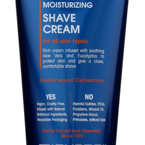 GIOVANNI COSMETICS: Men Moisturizing Shave Cream, 7 fo