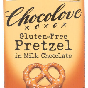 CHOCOLOVE: Pretzel In Milk Chocolate Bar, 2.9 oz