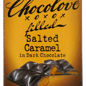 CHOCOLOVE: Dark Chocolate Caramel Bar, 3.2 oz