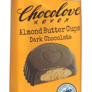 CHOCOLOVE: Almond Butter Cups Dark Chocolate, 1.2 oz