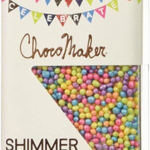 CHOCOMAKER: Nonpareils Mixed Natural, 3.625 oz