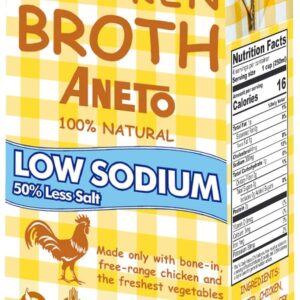 ANETO: Broth Chicken Ls, 1 lt