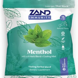 ZAND: Menthol Herbalozenge Soothing Menthol, 15 pc