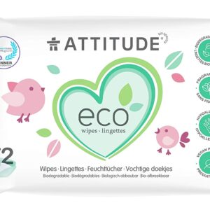 ATTITUDE: Wipes Eco Baby, 72 un