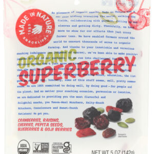 MADE IN NATURE: Superberry Fruit Fusion Dried Fruit, 5 oz